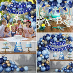 Happy Birthday Banner Party Decorations Bunting Banners 12
