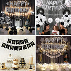 Happy Birthday Banner Party Decorations Bunting Banners 12