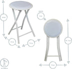 Harbour Housewares Padded Folding Stools Pack of 8