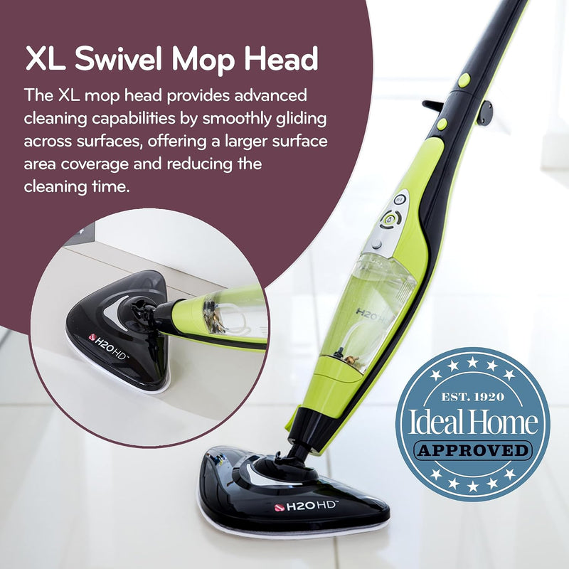 HD 5-In-1 Steam Mop Handheld Cleaner Carpet Clothes
