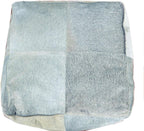 Heaven Hush Unstuffed Pouffe Cover Ottoman Handmade Hair-On