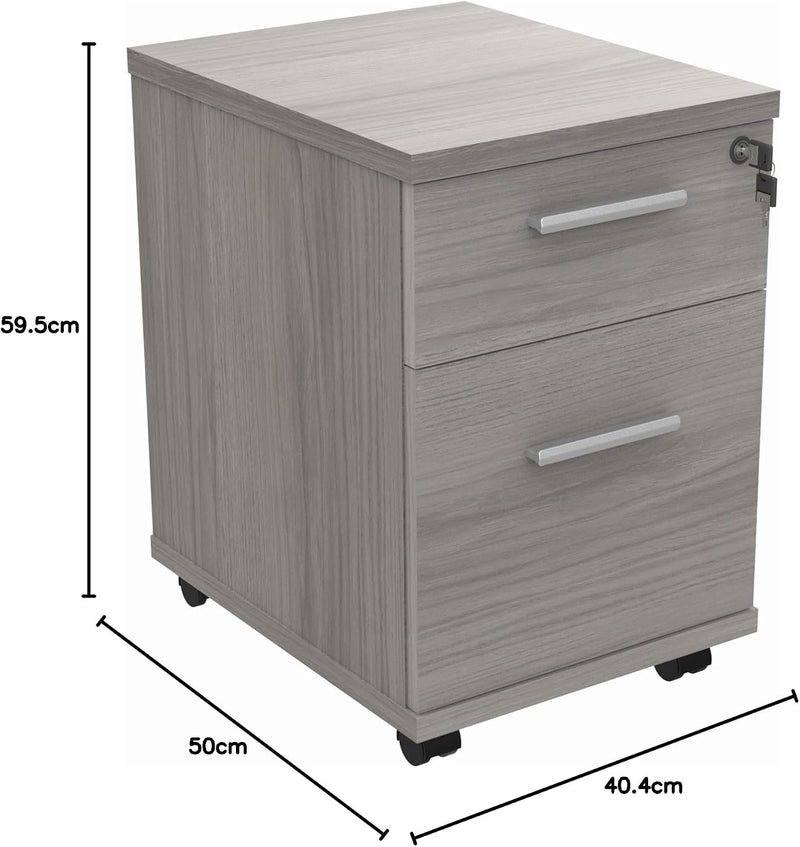 Heavy Duty 3 Drawer Mobile Pedestal Storage Cabinet