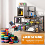 Heavy Duty 3d Printer Table with Filament Storage