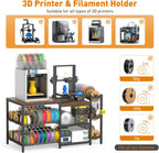 Heavy Duty 3d Printer Table with Filament Storage