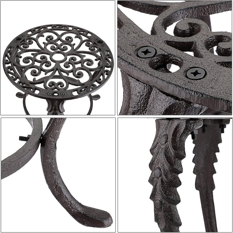 Heavy Duty Cast Iron Plant Stand Rust Proof