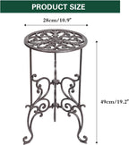 Heavy Duty Cast Iron Potted Plant Stand 19.3-Inch