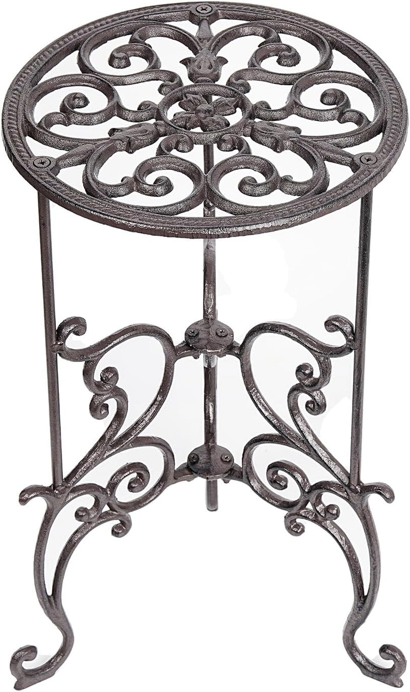 Heavy Duty Cast Iron Potted Plant Stand 19.3-Inch