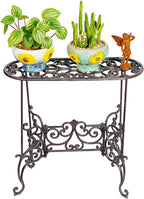 Heavy Duty Cast Iron Potted Plant Stand 19.3-Inch