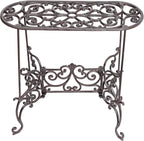 Heavy Duty Cast Iron Potted Plant Stand 19.3-Inch