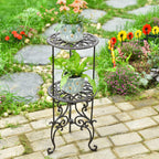 Heavy Duty Cast Iron Potted Plant Stand 19.3-Inch