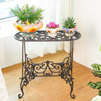 Heavy Duty Cast Iron Potted Plant Stand 19.3-Inch