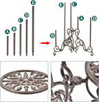 Heavy Duty Cast Iron Potted Plant Stand Garden