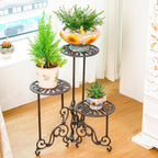 Heavy Duty Cast Iron Potted Plant Stand Garden