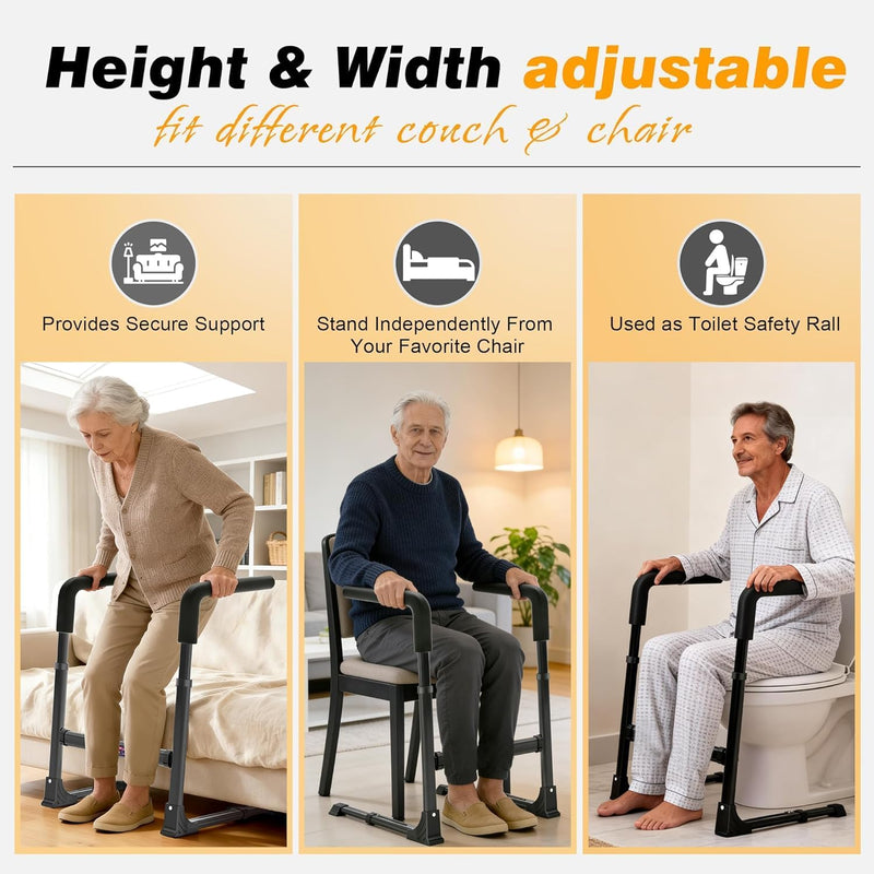 Heavy-Duty Chair Couch Stand Assist Width Height Adjustable