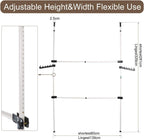 Heavy Duty Clothes Rack 4 Poles 6 Bars