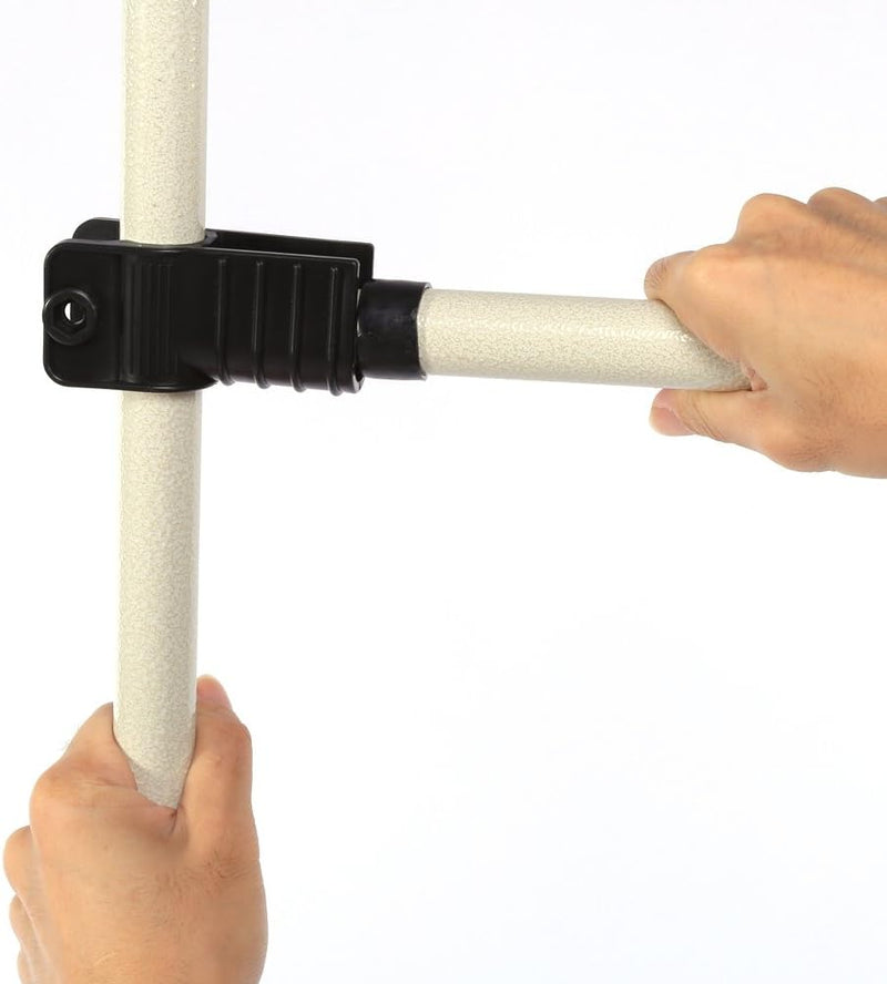 Heavy Duty Clothes Rack 2 Poles 2 Bars