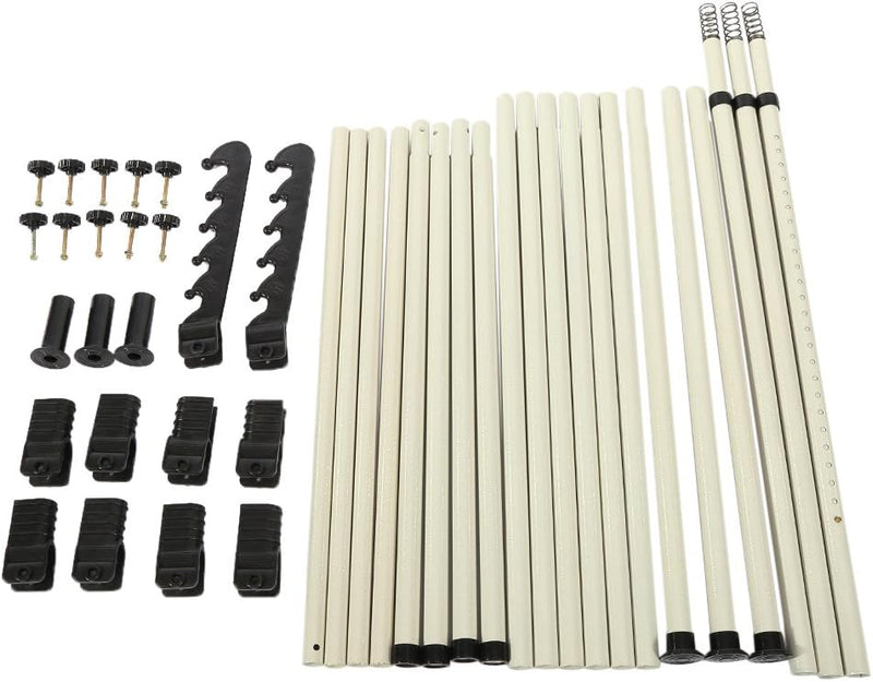 Heavy Duty Clothes Rack 2 Poles 2 Bars