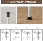 Heavy Duty Clothes Rack 4 Poles 6 Bars