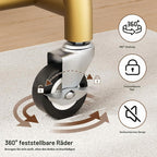 Heavy Duty Clothes Rack on Wheels for Bedroom