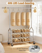 Heavy Duty Clothes Rail
