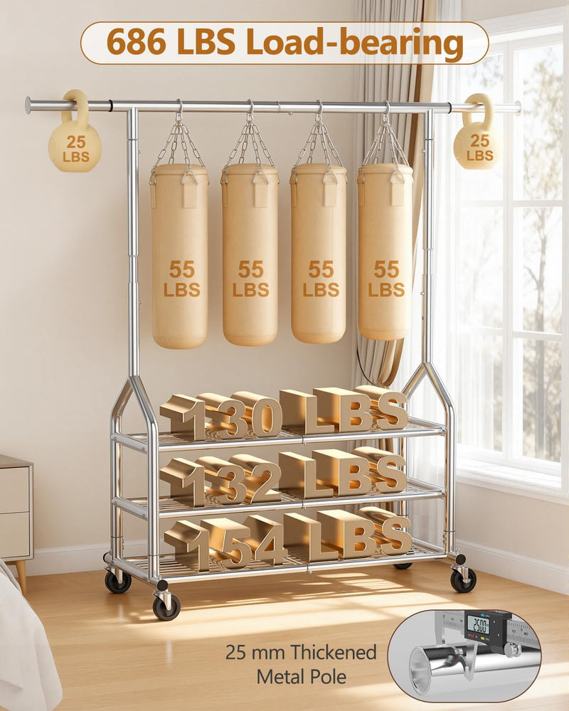 Heavy Duty Clothes Rail