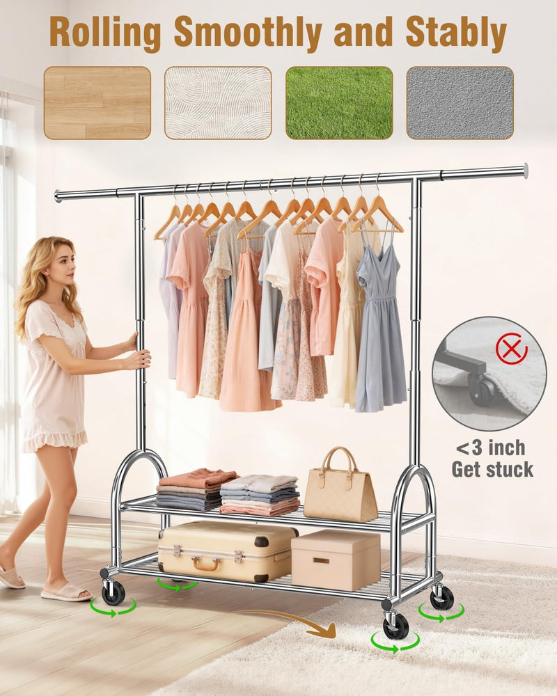 Heavy Duty Clothes Rail