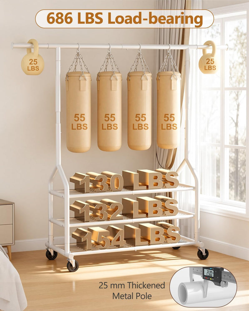 Heavy Duty Clothes Rail