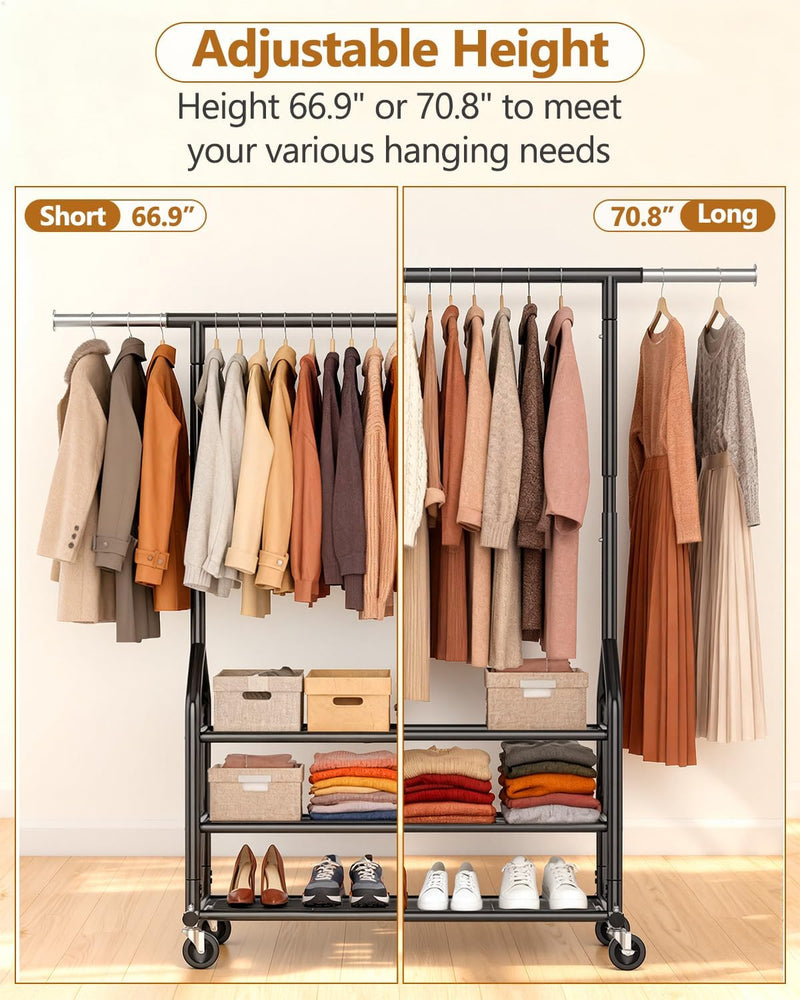 Heavy Duty Clothes Rail