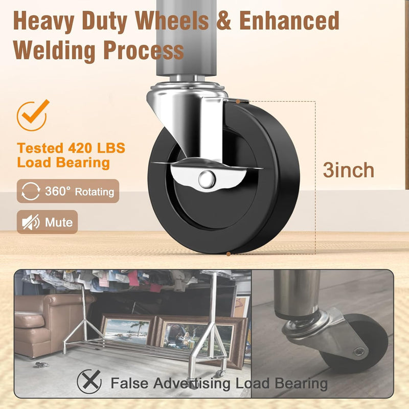 Heavy Duty Clothes Rail