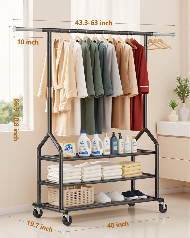Heavy Duty Clothes Rail
