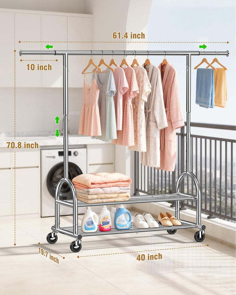 Heavy Duty Clothes Rail