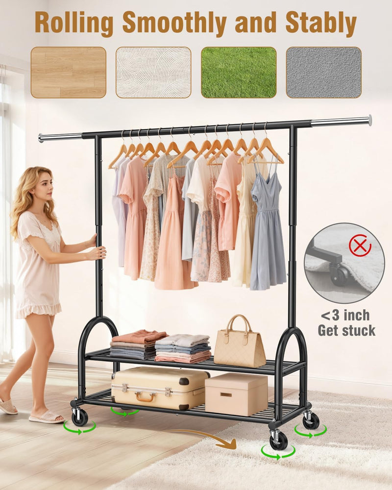 Heavy Duty Clothes Rail