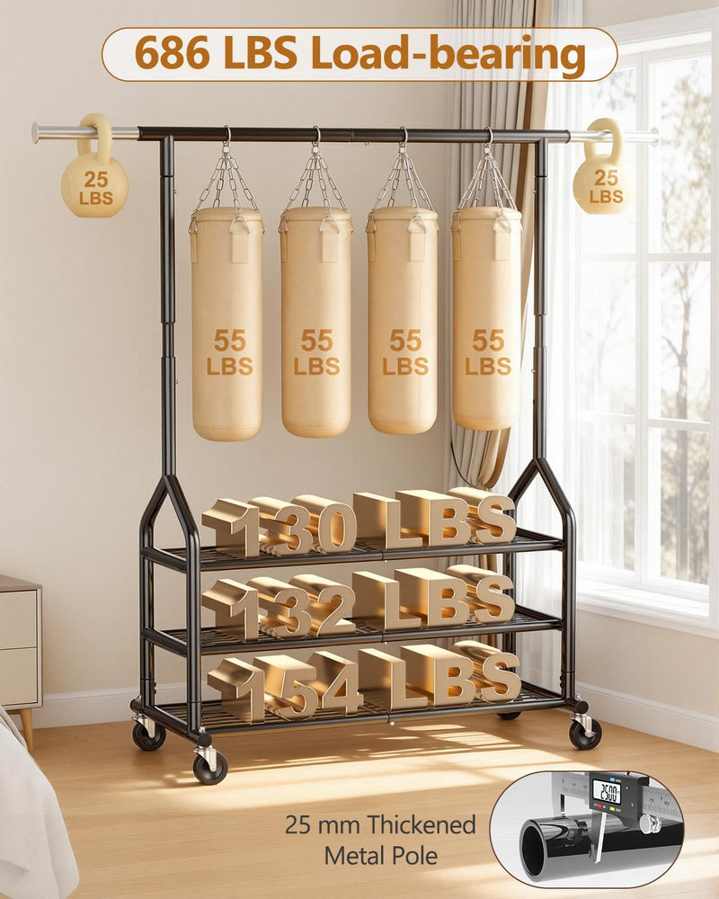 Heavy Duty Clothes Rail