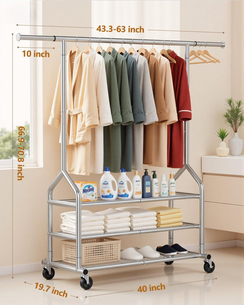 Heavy Duty Clothes Rail