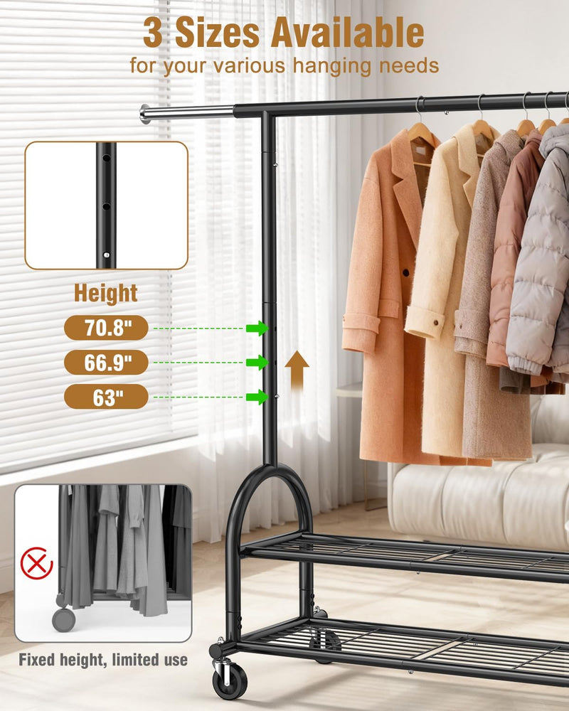 Heavy Duty Clothes Rail