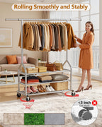 Heavy Duty Clothes Rail