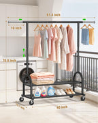 Heavy Duty Clothes Rail