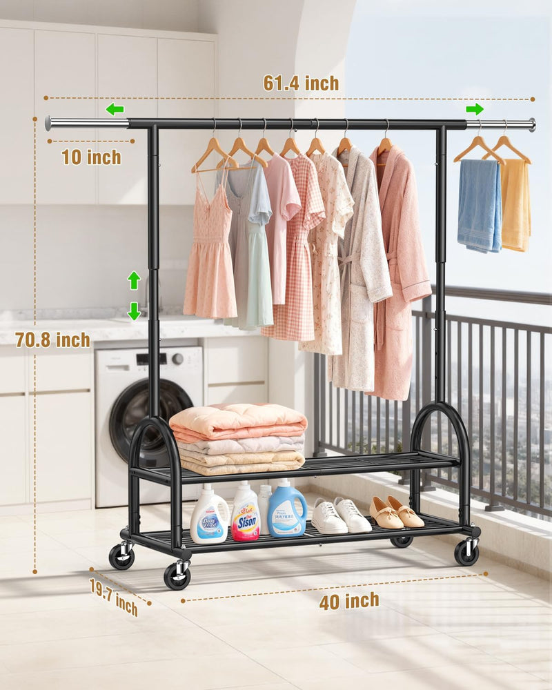 Heavy Duty Clothes Rail