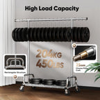 Heavy Duty Clothes Rail 204KG Capacity Adjustable Height