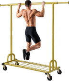 Heavy Duty Clothes Rail 238KG Capacity Extendable Hanging