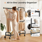 Heavy Duty Clothes Rail 272KG Metal Rack