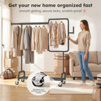 Heavy Duty Clothes Rail 272KG Metal Rack