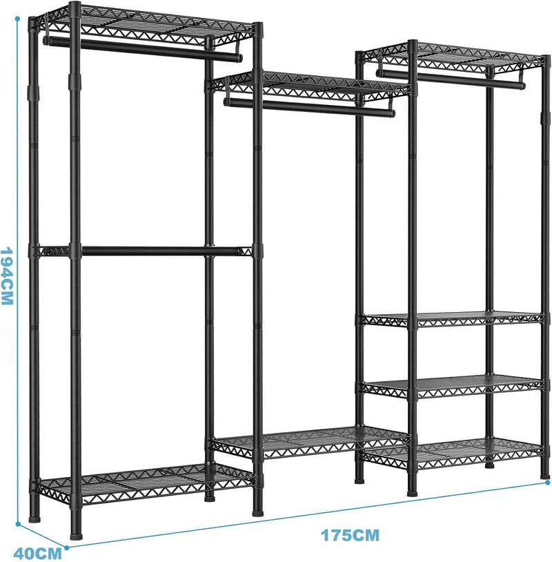 Heavy Duty Clothes Rail Clothing Rails Open Wardrobe