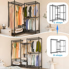 Heavy Duty Clothes Rail Clothing Rails Open Wardrobe