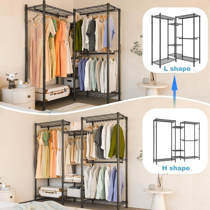 Heavy Duty Clothes Rail Clothing Rails Open Wardrobe