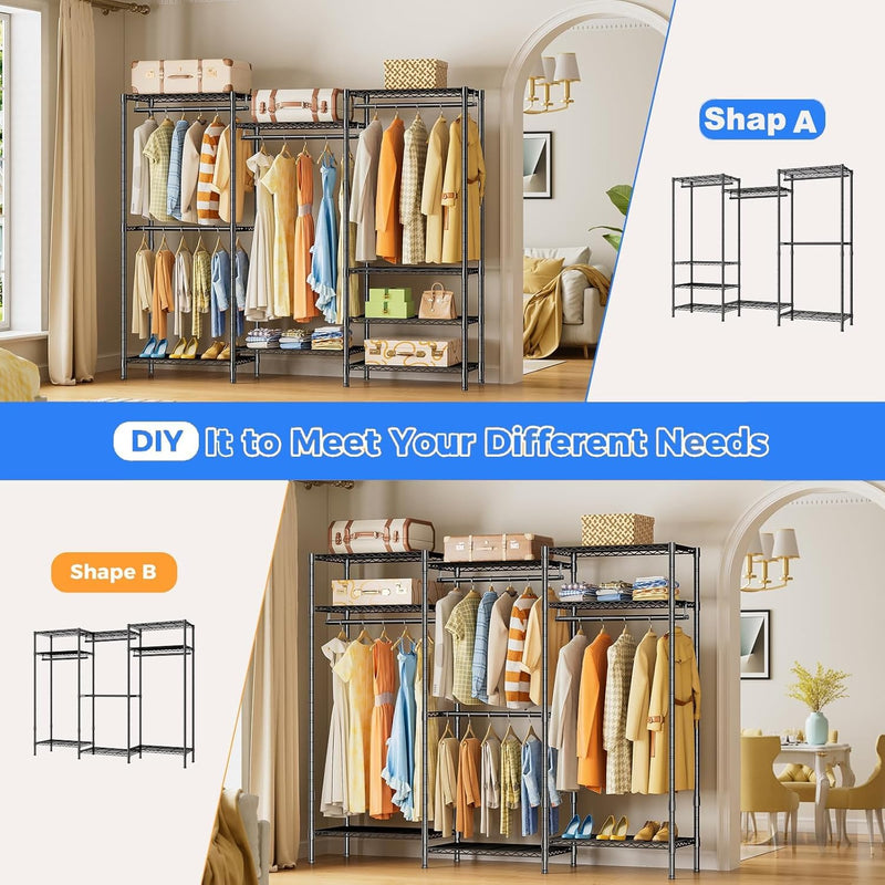 Heavy Duty Clothes Rail Clothing Rails Open Wardrobe