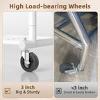 Heavy Duty Clothes Rail Clothing with Shelves