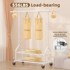 Heavy Duty Clothes Rail Clothing with Shelves
