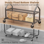 Heavy Duty Clothes Rail Clothing with Shelves