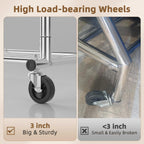 Heavy Duty Clothes Rail Clothing with Shelves